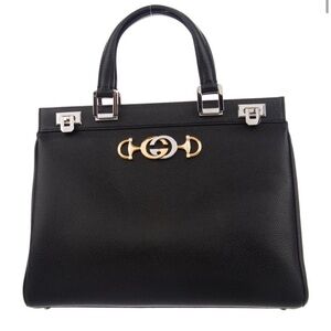 Gucci Black Leather Satchel